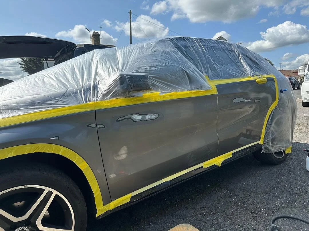 Careful masking and preparation