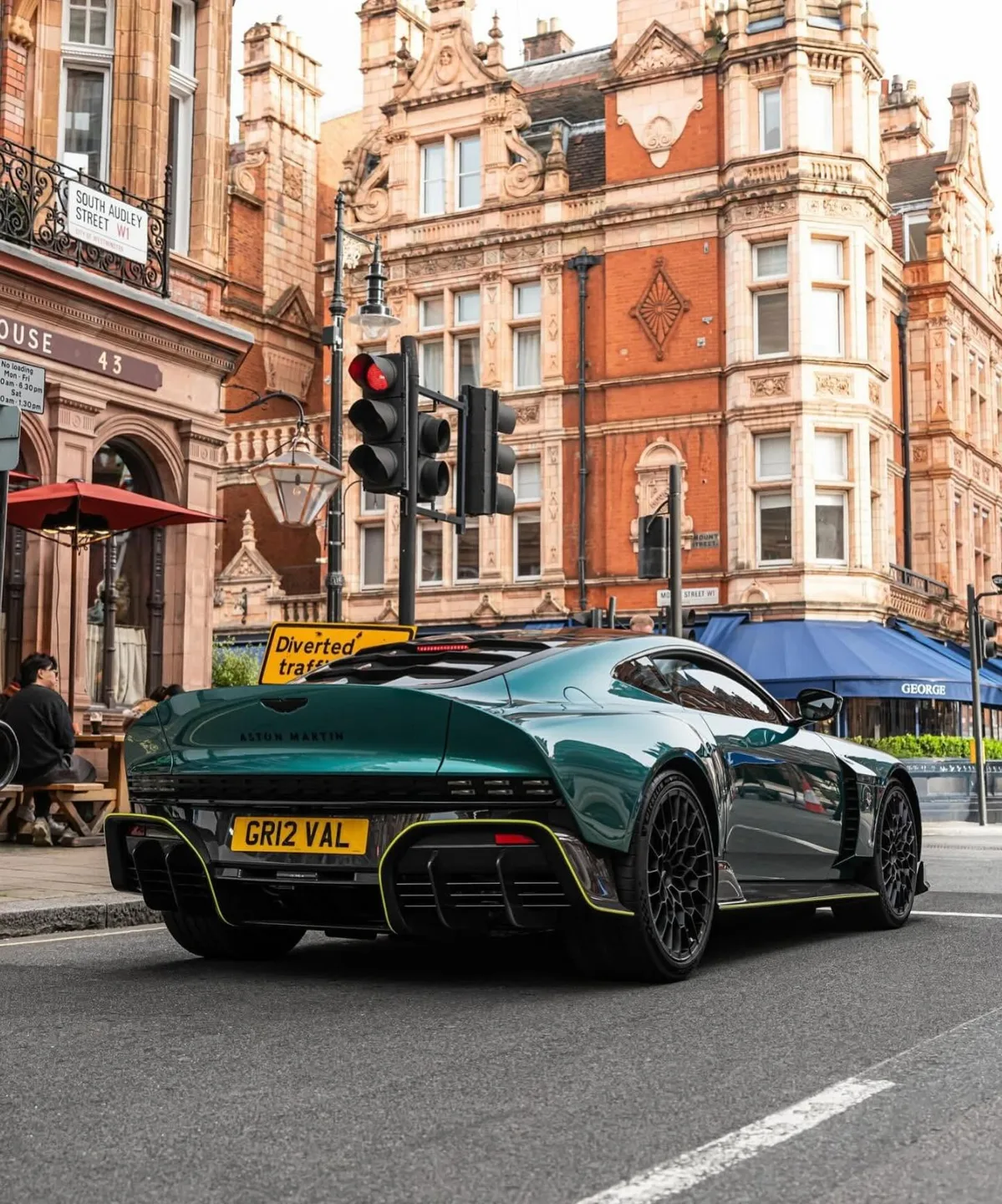 Aston Martin on the streets of London